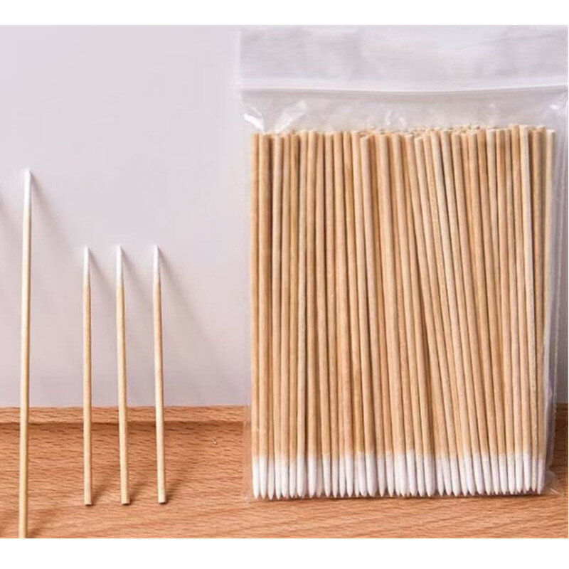 1000 шт., деревянные ватные палочки для наращивания ресниц