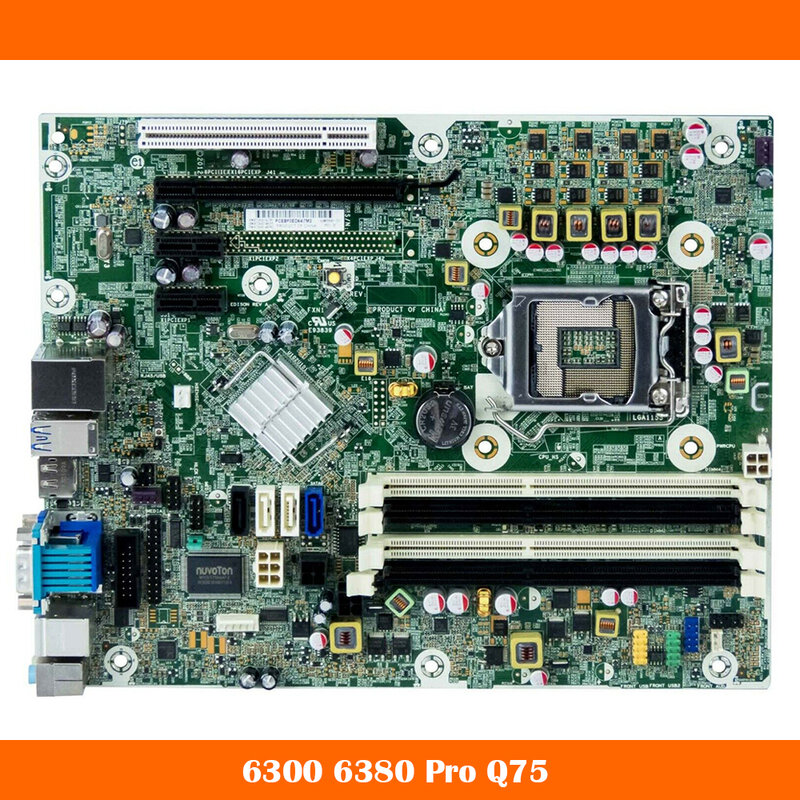 Placa-mãe do desktop para hp 6300 6380 pro q75 656961-001 657239-001 sistema mainboard totalmente testado