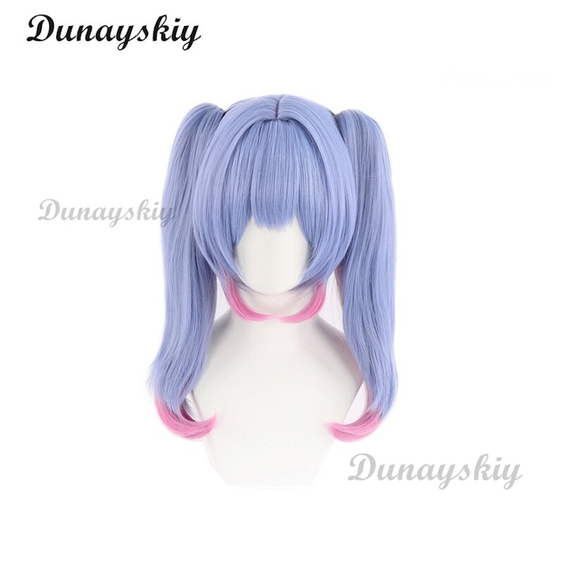 Chuyin Rabbit Hole Cosplay Wig Heat Resistant Role Play Idol Vtuber Headwear Heat Resistant Synthetic Halloween Role Play