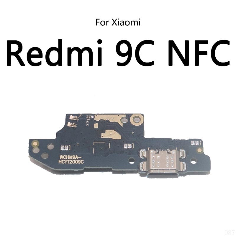 USB Dock Sạc Cổng Ổ Cắm Jack Kết Nối Cáp Mềm Cho Xiaomi Redmi 9A 9C NFC 9T Sạc Mô-đun