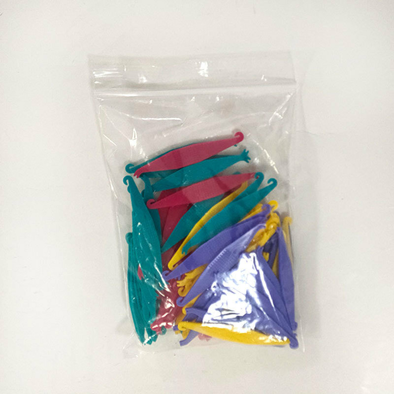 20 Pack bretelle elastico strumento elastici dentali elastici placer per bretelle tovagliette elastiche ortodontiche in plastica usa e getta