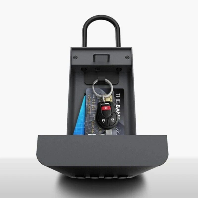 Lockin-Coffre-fort à clé intelligente Tuya, boîte de verrouillage de stockage, sans fil BT, mot de passe, boîte en alliage, étanche IPX5, télécommande, coffre-fort, clé de porte