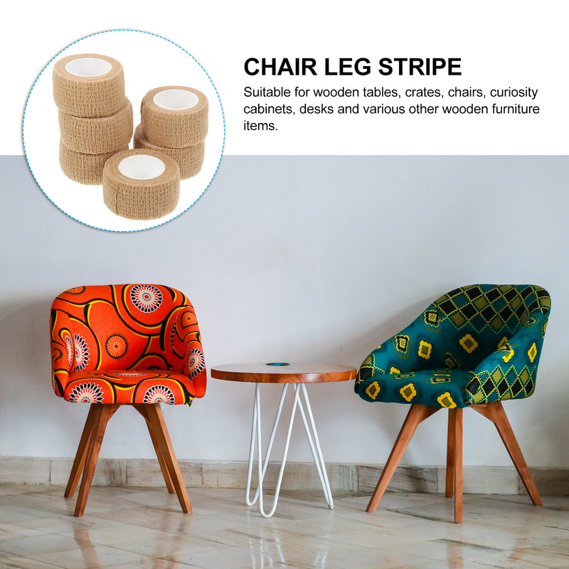 Desk Legs of Furniture Leg Sticky Mat Chair Leg Protective Stripe Nonslip Table Leg Adhesive Tape