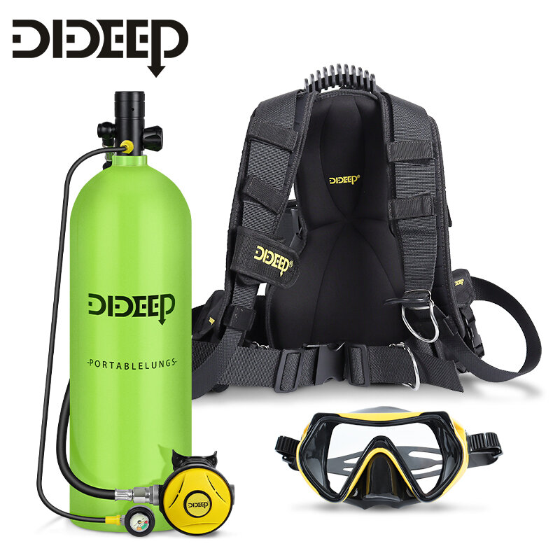Botol oksigen menyelam, peralatan Snorkeling, tangki selam khusus, pernafasan selam Scuba, baru, 4L
