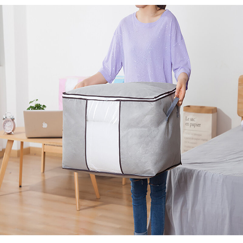 Foldable storage travel bag, clothes, quilt, storage bag, sorting bag, clothes, quilt bag, luggage, moving, packing, storage, mo