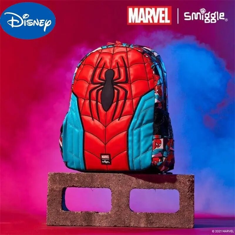 MINISO Authentic Disney Smiggle Lunch Bag Insulation  Mermaid Princess Girls School Bag Boys School Bag Gift Box