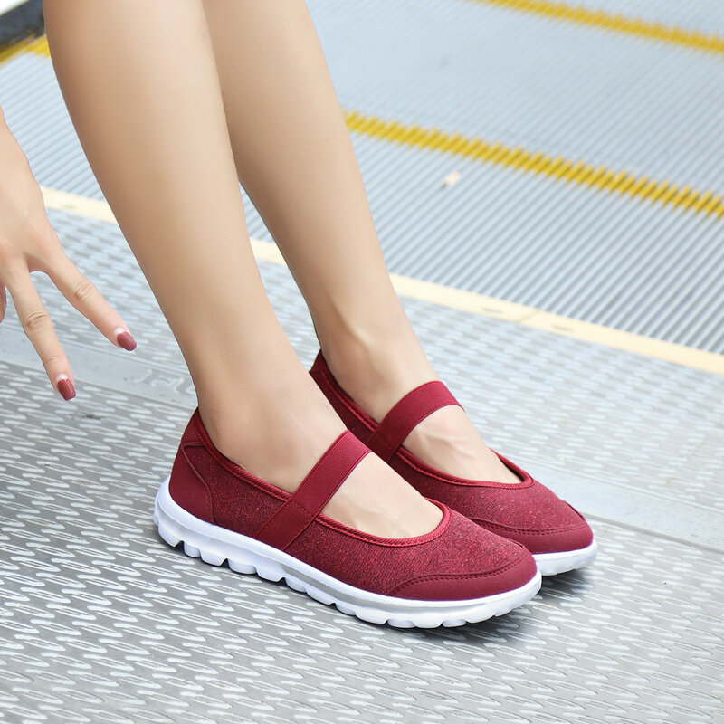 Strongshen รองเท้าลำลองรองเท้าผ้าใบสำหรับผู้หญิง, รองเท้าผ้าใบน้ำหนักเบาจากแฟชั่นระบายอากาศได้รองเท้าใส่เดินสตรี
