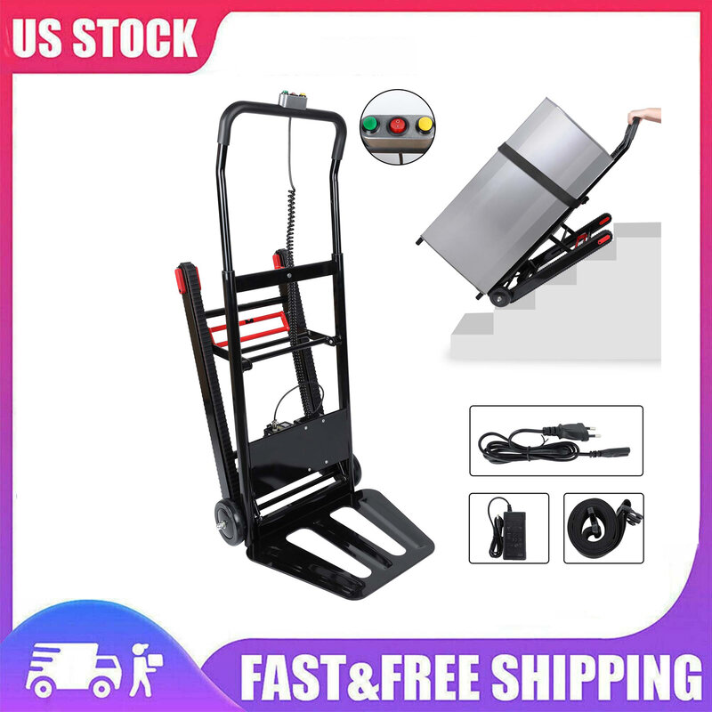 Electric Stair Climing Dolly Folding Motorized Stair Climbing Hand Truck Climber for Moving Warehouse Logistics Distribution