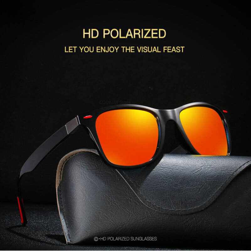 Óculos de sol de luxo polarizados para homens, óculos masculinos clássicos, óculos de pesca de viagem, novo, 2023