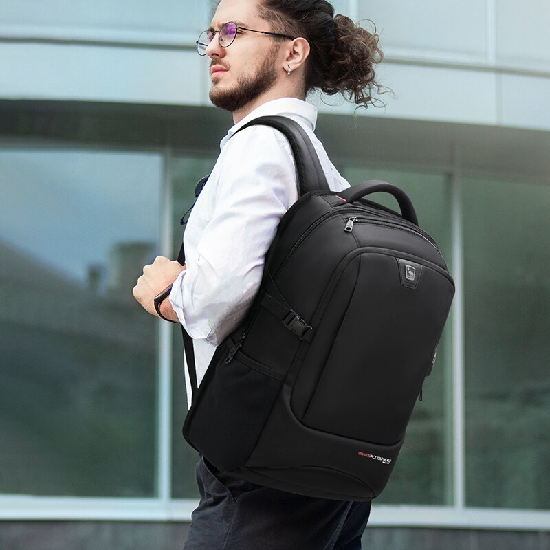 Oibas zaino multifunzione da viaggio Fashion Zipper Open Bag zaino da uomo Laptop borse classiche da lavoro per uomo e donna di alta qualità