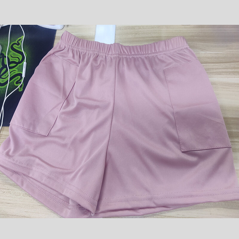 Dames Zomer Hoge Elastische Shorts Casual Losse Rechte Broek Hoge Taille A-Woord Sport Hot Broek Voor Dames Comfortabele Homewear