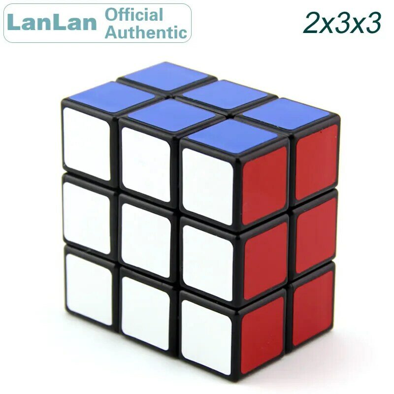 Lanlan 2x3x3 cubo mágico 233 cubo magico velocidade profissional quebra-cabeça antiestresse brinquedos educativos para crianças