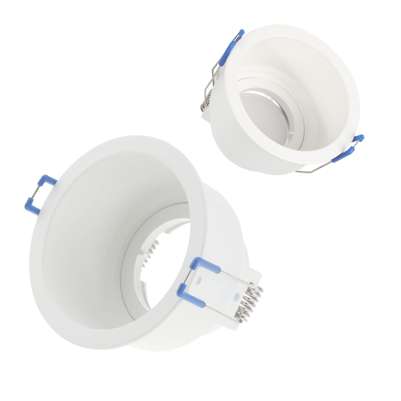 Plafonnier LED intégré en aluminium Non réglable, accessoires de fixation, douille GU10 MR16