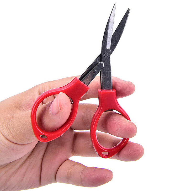 36 szt. Nożyczki składane nożyczki do przedszkolaków nożyczki przenośne ze stali nierdzewnej do biura szkolnego do domu DIY nożyczki