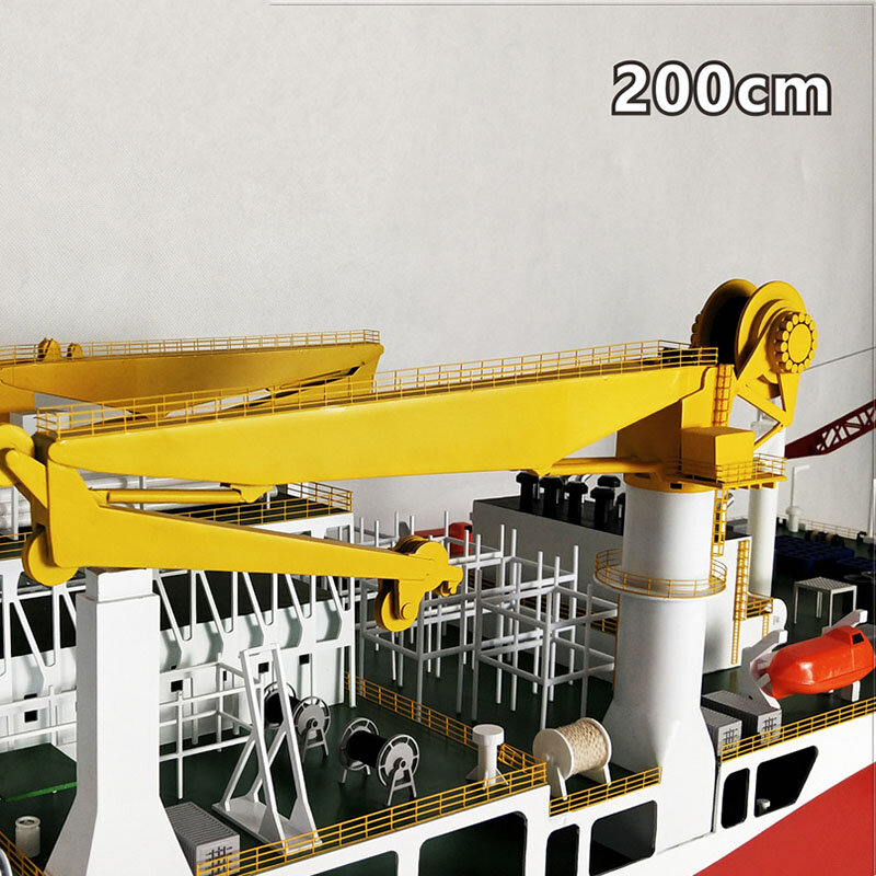 200cm Drilling Ship Modelo Ocean-going Cross-ocean Drilling Ship Trabalho Dom Ornamentos