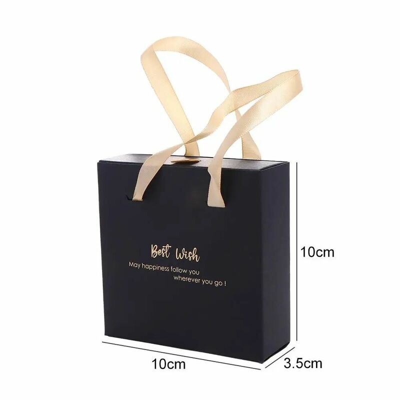 Necklace Carton Jewelry Drawer Box Paper with Handle Jewelry Box Slide Jewelry Storage Packaging Organizer Case Wedding Travel