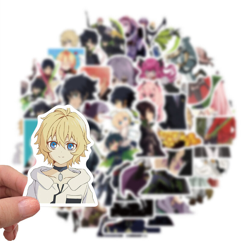 10/30/50PCS Anime Seraph Of The End Graffiti Stickers Luggage Motorcycle Notebook Waterproof Stickers Wholesale
