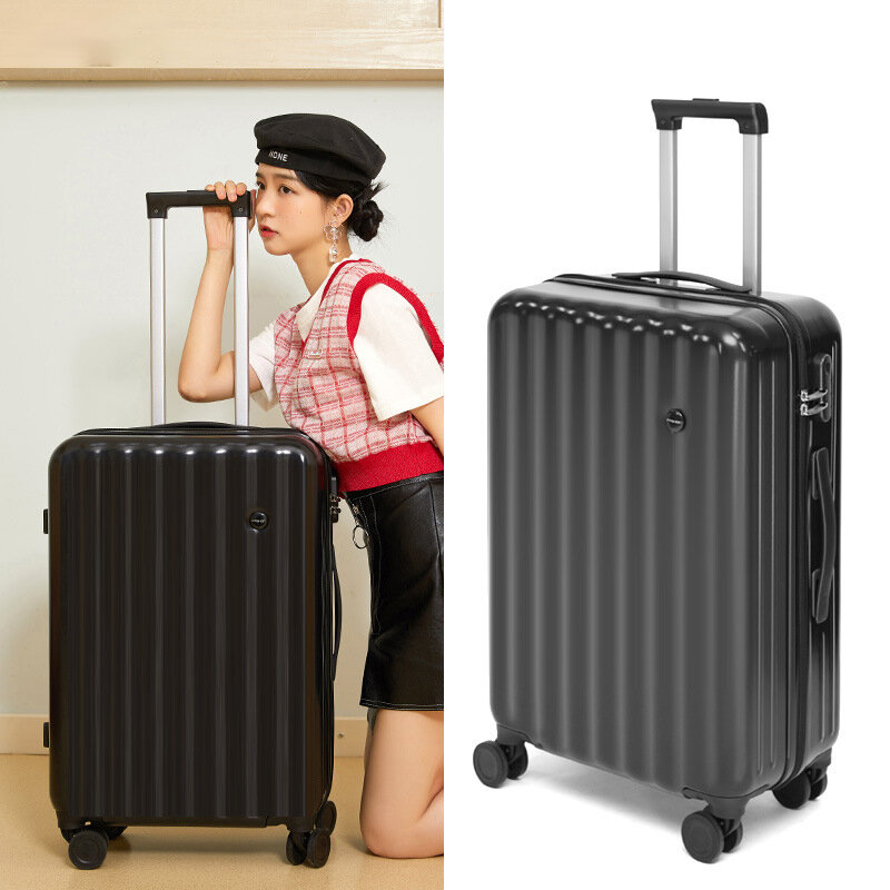 Универсальный чемодан PLUENLI, Женская тележка, модный мужской чемодан для ручной клади, кожаный чемодан