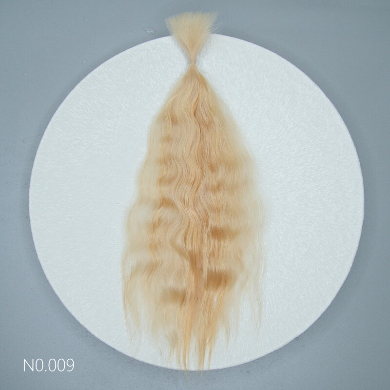 "천연 곱슬 머리" Witdiy 브랜드 개조 인형 가발, 모헤어, lanugo 머리처럼 부드럽고 안전한 염료 사용, 자유로운 느낌