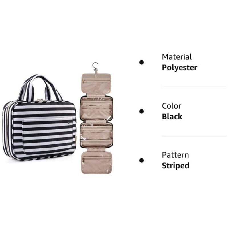 Дорожная сумка-компаньон для путешествий с достаточным пространством и безопасным хранением, с высокой адаптивностью, черная моющаяся сумка