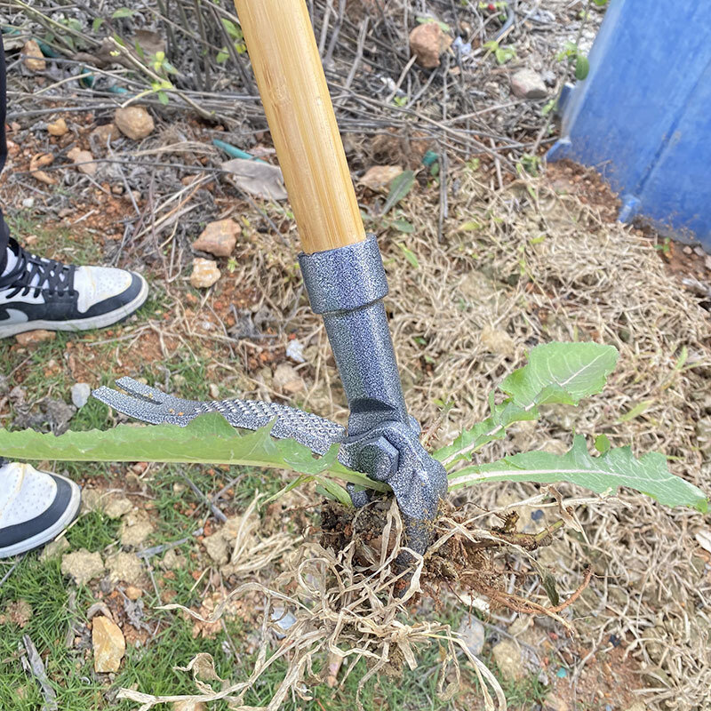 Nowy środek chwastobójczy do usuwania korzeni ściągacz na zewnątrz do usuwania chwastów przenośne narzędzie do usuwania chwastów ogrodowych z pedałem