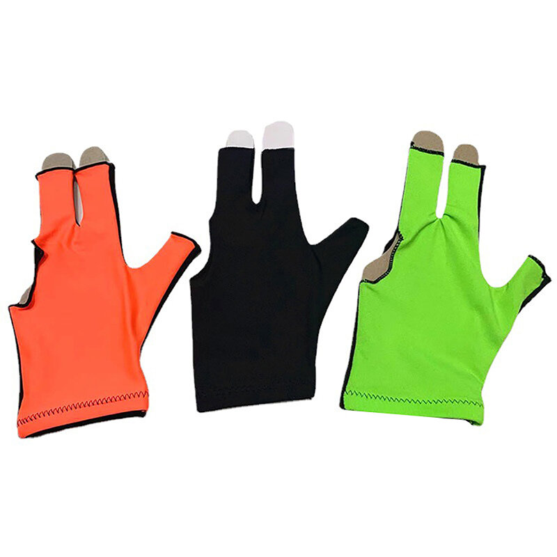 Перчатки для игры в пул принадлежности для бильярда среднего размера для левой руки, гладкая бильярдная перчатка для Snooker