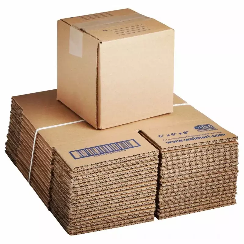 Caixas de papelão ondulado, logotipo personalizado, papelão grande, embalagem em movimento, correspondência, atacado, personalizado