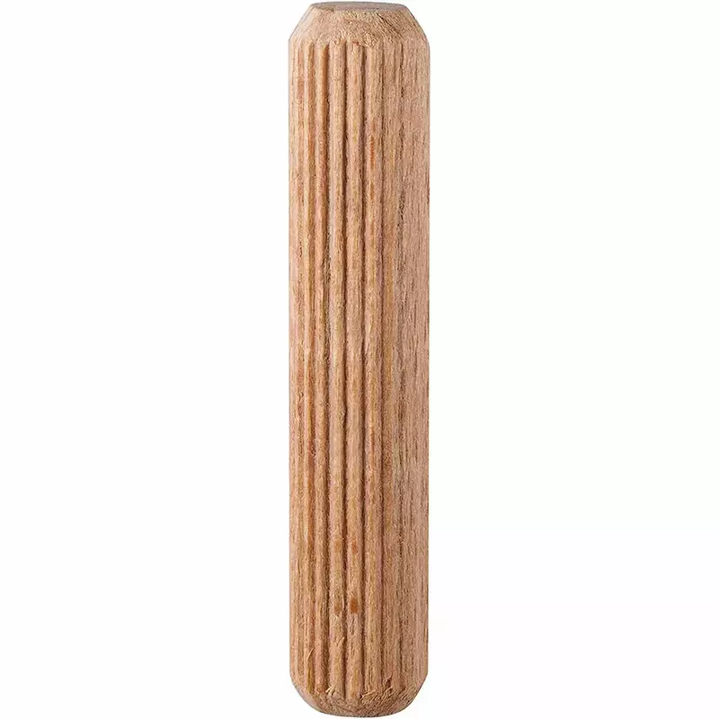 100pcs M6 M8 M10 Wooden Dowel Cabinet Drawer Round Fluted Wood Craft Dowel Pins Rods Set Furniture Fitting Wooden Dowel Pin
