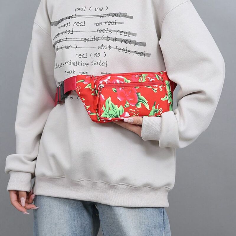 Marsupi leggeri moda stampa etnica borse pettorali multifunzionali marsupi sportivi impermeabili borse a tracolla
