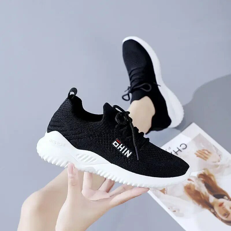 Sneakers Women Casual Shoes Breathable Walking Mesh Running Shoes for Women Sneakers Gym Vulcanized Shoes White Zapatillas Mujer