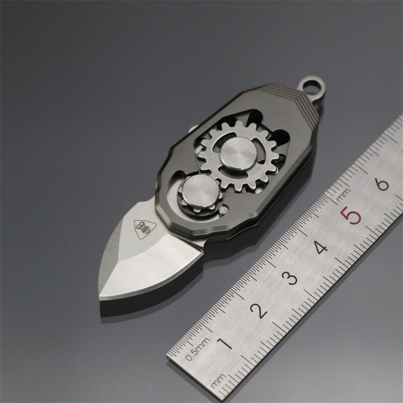 Креативный Многофункциональный Шестеренчатый нож из нержавеющей стали Портативный мини складной нож для кемпинга и путешествий гаджет