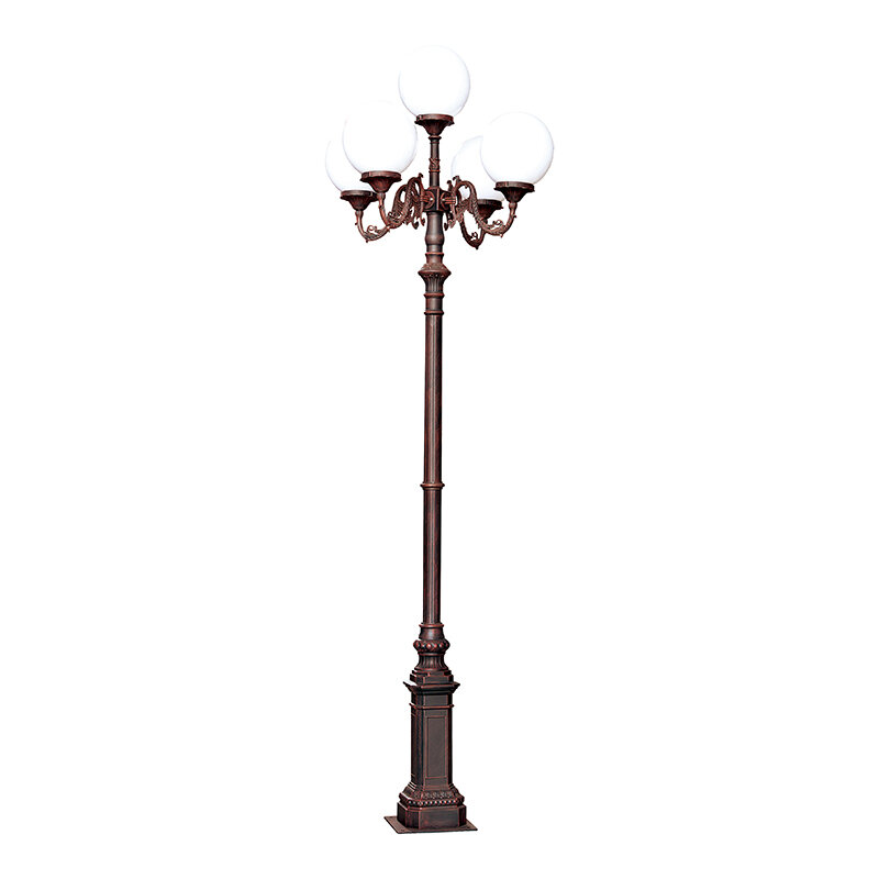 China supplies antique cast iron outdoor lamp posts