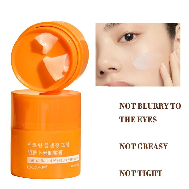 50ml Makeup Remover Balm Grinder Cleansing Balm Makeup 2-in-1 Remover Makeup Cleansing Design and Removal Rotatable Oil C8X2