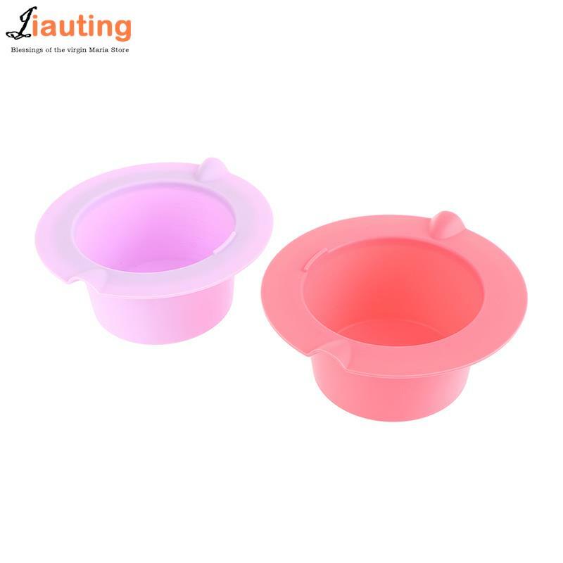 Silicone Bowl For Wax Heater Heat-resisting Silica Gel Reusable Waxing Pot Hair Removal Wax Beans Microwave Heating Bowl