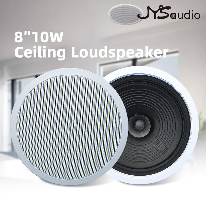 8 inch Loudspeaker Langit-langit Stereo Fidelity Tinggi Profesional Sistem Suara Home Theater Speaker Dinding Klakson Atap Restoran Hotel