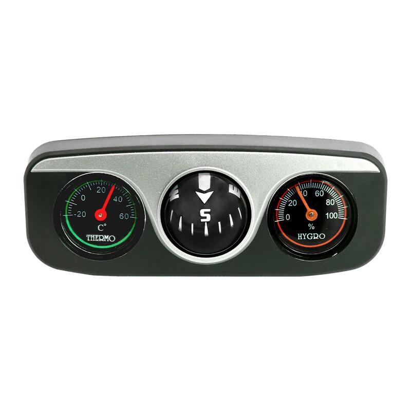 Kompas dasbor mobil, termometer kendaraan kompas navigasi kendaraan