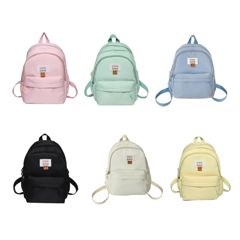 2024 New 2023 Double Strap Shoulder Bag Girl Student Teens Backpack School Bag Rucksack
