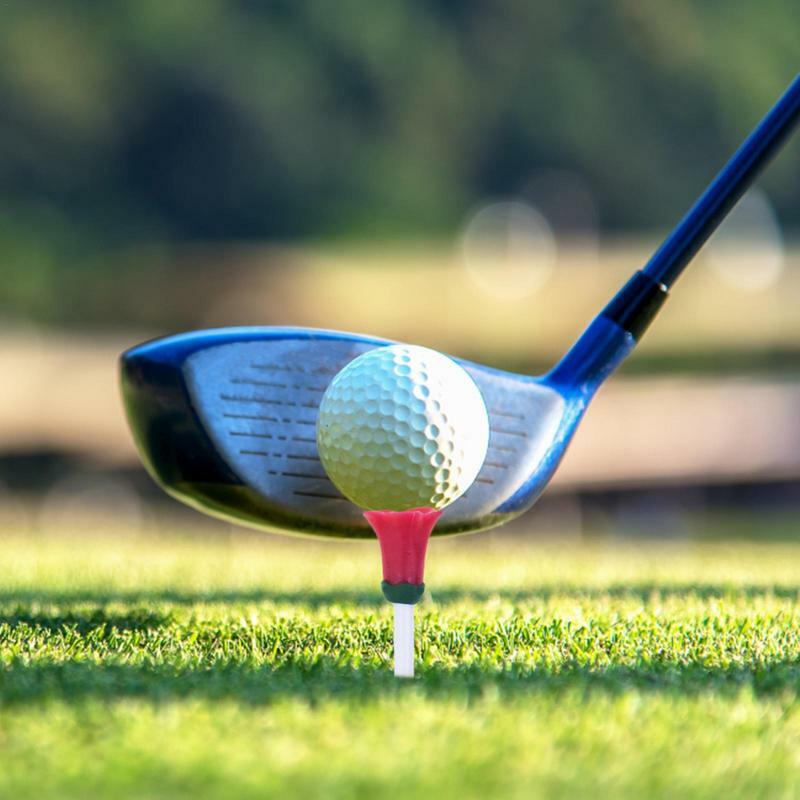 Kaus Golf profesional tidak dapat pecah dan didaur ulang kaus Golf tinggi Golf Tee mengurangi sisi berputar dan gesekan bunga profesional