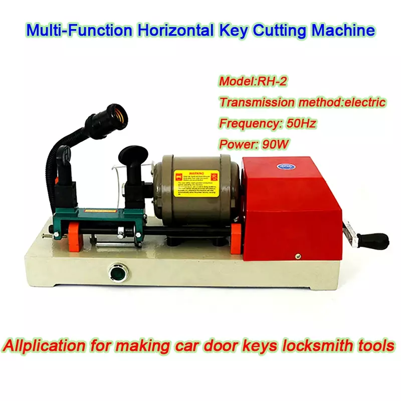 Máquina de corte horizontal elétrica manual automática da cópia chave, para fazer chaves, DEFU RH-2 máquina de corte chave, 220V