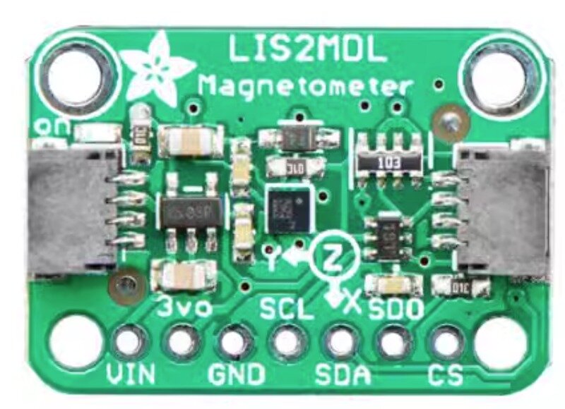 Sensor magnético de tres ejes, Magnetometer-LIS2MDL, 4488