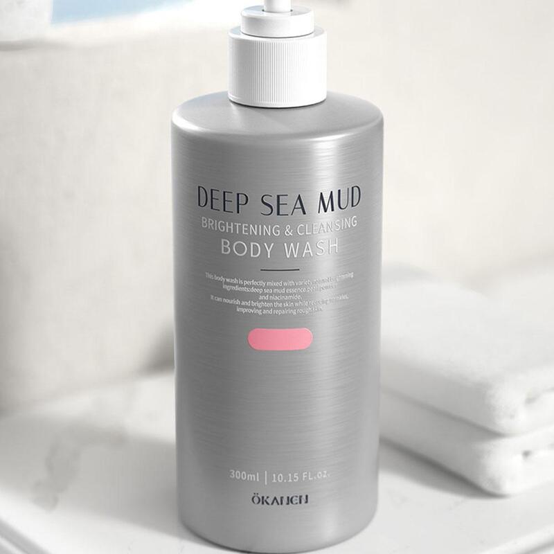 300ml Deep Sea Mud Volcanic Mud Body Wash Whitening Body Dirt Wash Cleansing Care Nourishing Exfoliating Moisturizing Acne C9v8