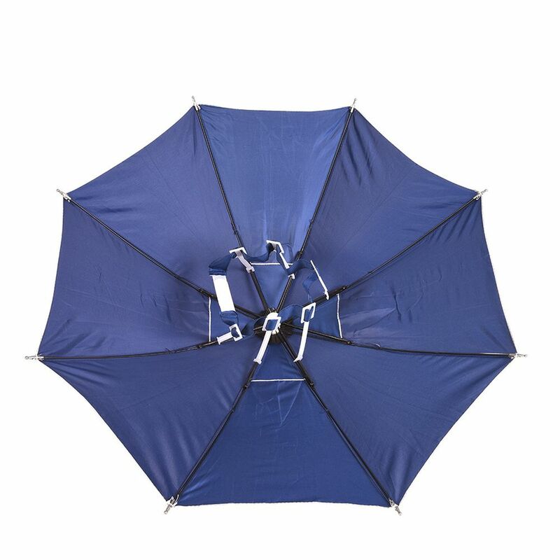 Leichte Camping faltbare wasserdichte Sonnenschutz UV-Schutz Anti-Regen Regenschirm Kappe Regenschirme Angel kappen Sonnenhut