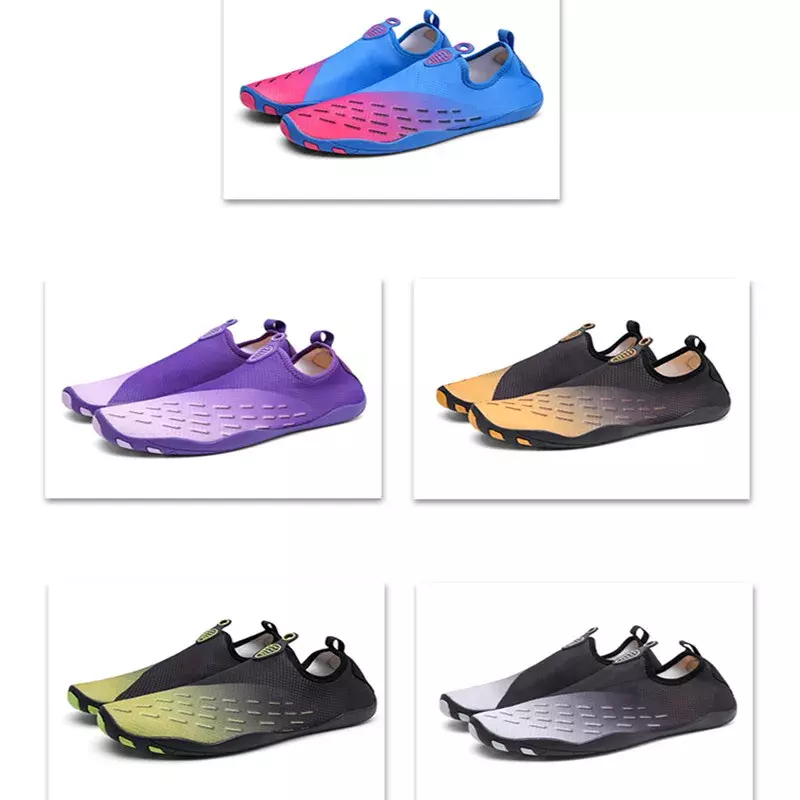 Zapatos de agua transpirables para hombre y mujer, calcetines acuáticos suaves de secado rápido para senderismo, natación, playa, Surf, Yoga y Deporte