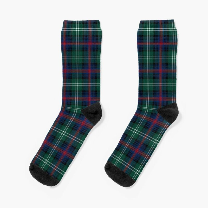 Calcetines retro calefactados para hombre y mujer, calcetines de tartán, Clan Sutherland