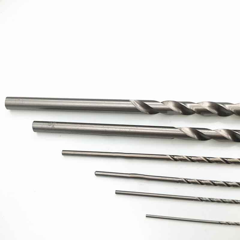 Kit de brocas de acero de alta velocidad, longitud Extra larga, 160/200/250/300mm, herramientas de perforación de agujeros para Metal, madera y acero inoxidable