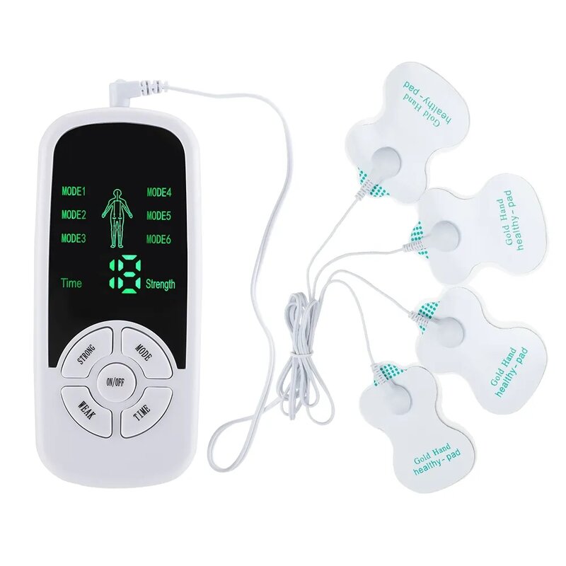 Ems 6 Modi Elektrische Spiertherapie Stimulator Tientallen Eenheid Machine Meridiaan Fysiotherapie Puls Abdominale Prostaat Lichaam Massager