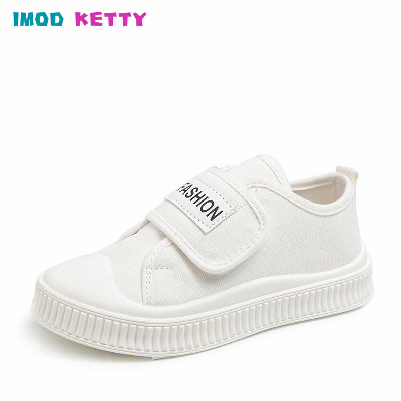 Sneakers per bambini per ragazzi scarpe di tela semplici in tinta unita per ragazze bambini moda 2023 primavera autunno Unisex scarpe Casual morbide