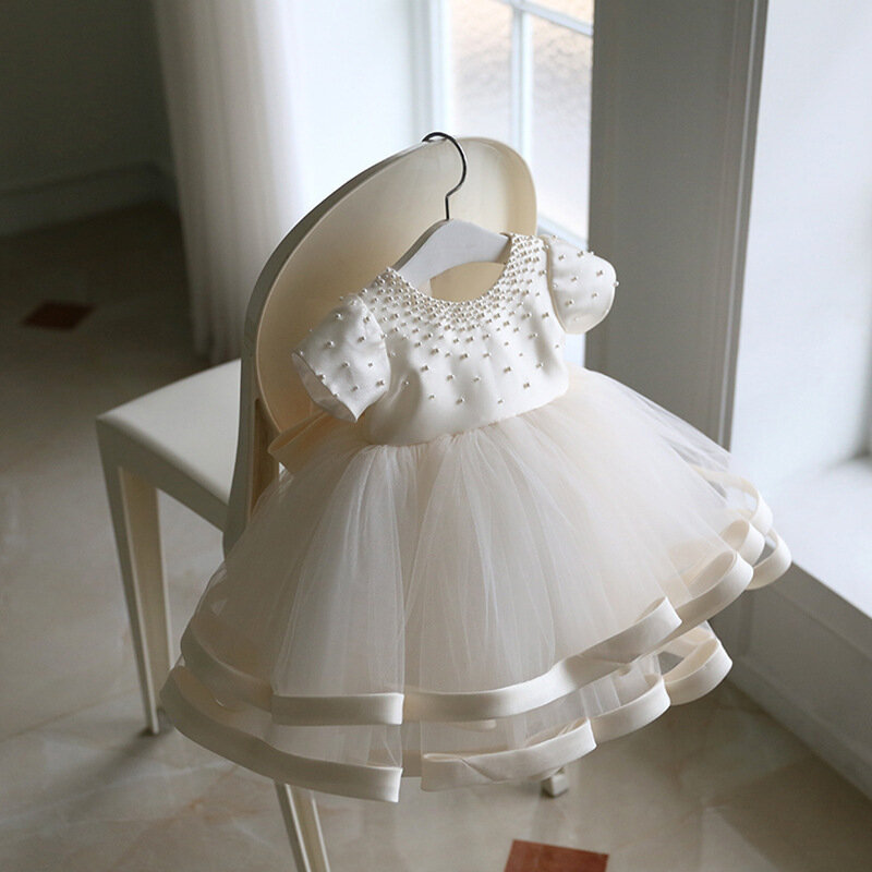 Детское платье в Корейском стиле, пышная юбка, короткая юбка принцессы на день рождения