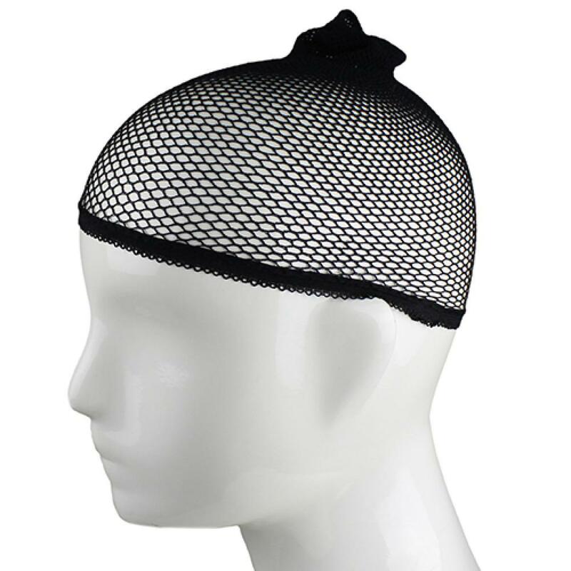 Unisex calza parrucca fodera Cap Snood Nylon rete estensibile retine per capelli alta parrucca elastica fodera Cap Cover cappello Net accessori per capelli