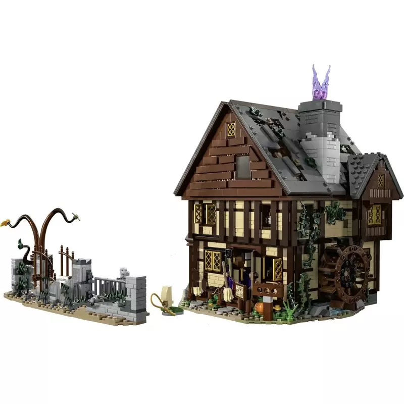 Pocused Sanderson Cottage House Building Blocks Set, MOC 21341, Brinquedo de tijolos para crianças, Presentes